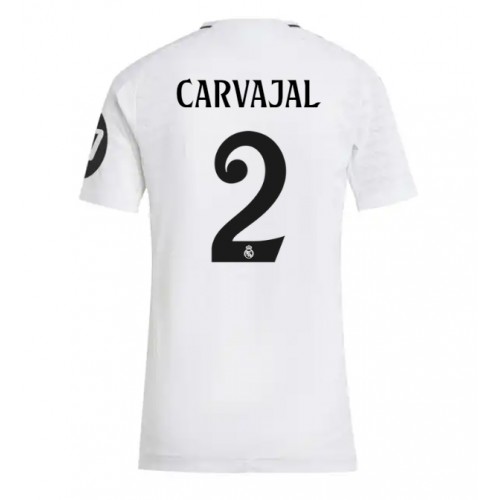 Fotbalové Dres Real Madrid Daniel Carvajal #2 Dámské Domácí 2024-25 Krátký Rukáv